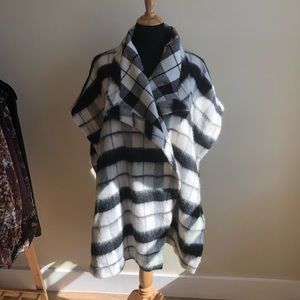 Lucky Brand Wool Blend Poncho